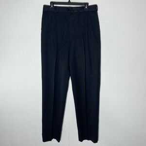 Vintage Seasons Black High Rise Pleated Front Trouser Pants 12